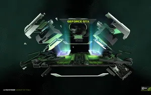 Stunning 4k Graphics Card Rendering A Realistic Video Game World Wallpaper