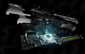 Stunning 4k Graphics Card Rendering High-quality Wallpapers Wallpaper