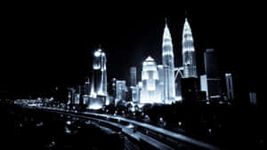 Stunning 4k Wallpaper Of Dark City Nightscape Wallpaper