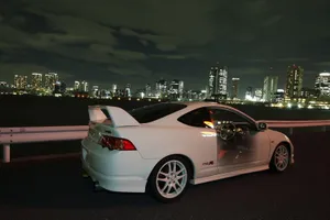 Stunning Acura Integra In Action Wallpaper