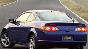 Stunning Acura Rsx Type-s In Motion Wallpaper