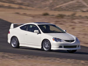 Stunning Acura Rsx Type-s On The Open Road Wallpaper