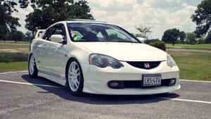 Stunning Acura Rsx Type-s On The Road Wallpaper