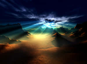 Stunning Aerial View Of The Holy Land. Wallpaper