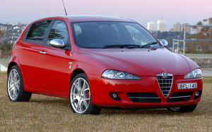 Stunning Alfa Romeo 147 In Its Full Glory Wallpaper