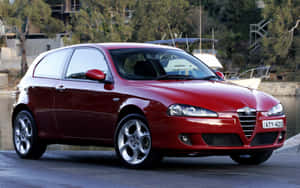 Stunning Alfa Romeo 147 On The Road Wallpaper