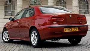 Stunning Alfa Romeo 156 In Action Wallpaper