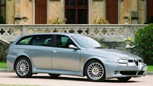 Stunning Alfa Romeo 156 On The Open Road Wallpaper