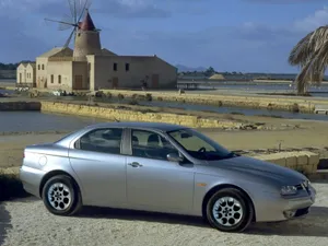 Stunning Alfa Romeo 156 On The Road Wallpaper