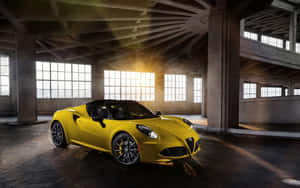 Stunning Alfa Romeo 4c Sports Car Wallpaper