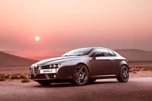 Stunning Alfa Romeo Brera On Open Road Wallpaper