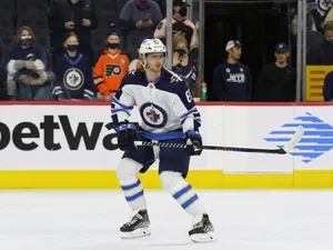 Stunning American Ice Hockey Player Kyle Connor At Nhl Season Wallpaper