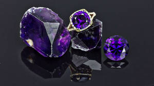 Stunning Amethyst Jewelry Piece Wallpaper