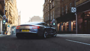 Stunning And Luxurious Aston Martin One-77 In Action Wallpaper