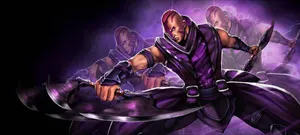 Stunning Anti-mage Artwork In Battle Wallpaper