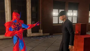 Stunning Arachnid Close-up On A Vibrant Backdrop Wallpaper