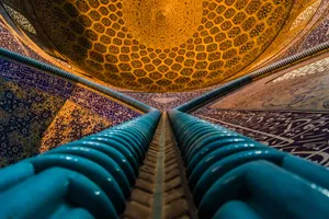 Stunning Architectural Details Of Sheikh Lotfollah Mosque, Isfahan Wallpaper