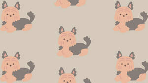 Stunning Artistic Display Of A Yorkshire Terrier Wallpaper