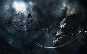 Stunning Asteroid Passing Close To Earth Wallpaper