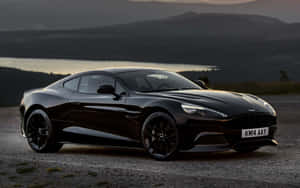 Stunning Aston Martin Vanquish In Motion Wallpaper