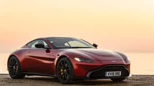 Stunning Aston Martin Vantage In Motion Wallpaper