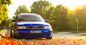 Stunning Audi A4 In Motion Wallpaper