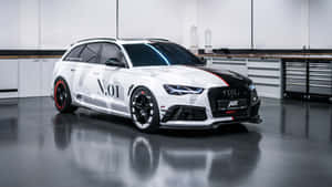 Stunning Audi Rs6 In Motion Wallpaper