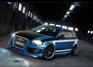 Stunning Audi S3 In Action On A Race Track Wallpaper