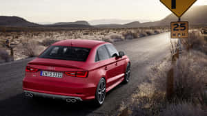 Stunning Audi S3 On The Open Road Wallpaper