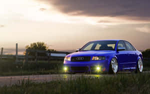 Stunning Audi S4 In Motion Wallpaper