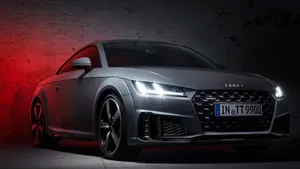 Stunning Audi Tt Coupe On Display Wallpaper