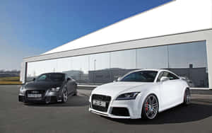 Stunning Audi Tt Rs Showcasing Its Sleek Design And Powerful Performance Wallpaper