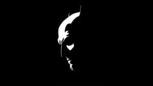 Stunning Batman In Black And White Wallpaper