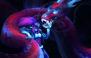 Stunning Beautiful Neon Lights Display Wallpaper