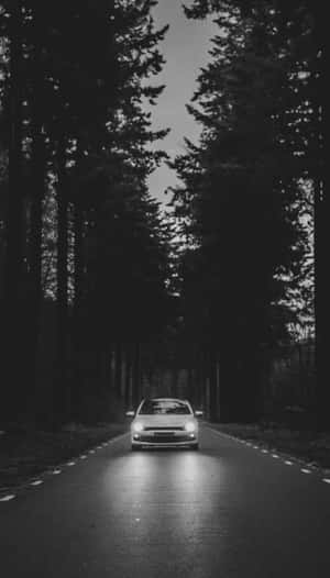 Stunning Black And White Car Wallpaper