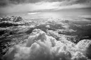 Stunning Black And White Sky Wallpaper