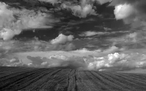 Stunning Black And White Sky Wallpaper