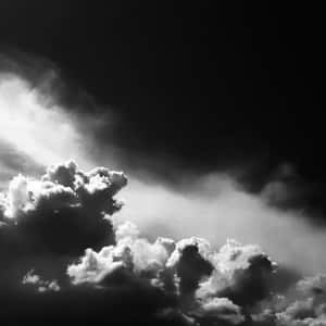 Stunning Black And White Sky Wallpaper