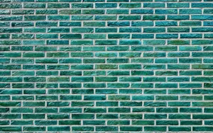 Stunning Blue-green Stone Wall Wallpaper