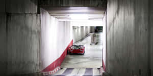 Stunning Blue Pagani Zonda C12 Roadster Cruising On The Open Road Wallpaper