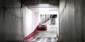 Stunning Blue Pagani Zonda C12 Roadster Cruising On The Open Road Wallpaper