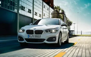 Stunning Bmw 1 Series In Motion Wallpaper