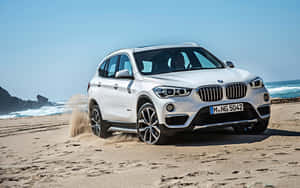 Stunning Bmw X1 On The Road Wallpaper