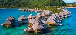 Stunning Bora Bora Beach Paradise Wallpaper