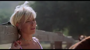 Stunning Brittany Daniel Posing Elegantly In A Black Outfit Wallpaper