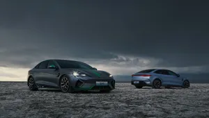 Stunning Byd Electric Vehicle On The Road Wallpaper