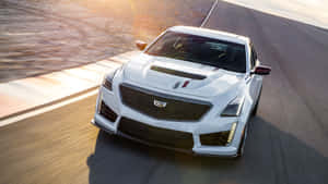 Stunning Cadillac Cts In High-resolution Wallpaper