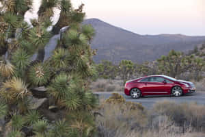 Stunning Cadillac Elr In A Picturesque Landscape Wallpaper