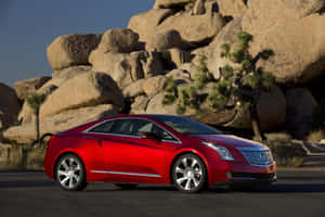 Stunning Cadillac Elr In Motion Wallpaper