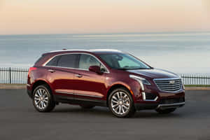 Stunning Cadillac Xt5 In Motion Wallpaper